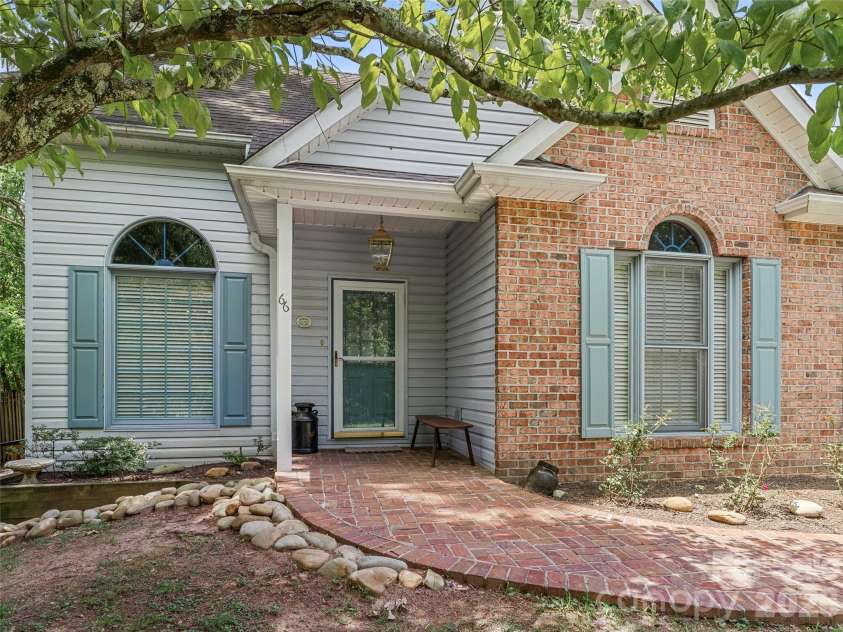 66 Hyde Avenue, Tryon, NC 28782.  MLS# CAR4403009, YatesRealty ID 41303. Front Entry