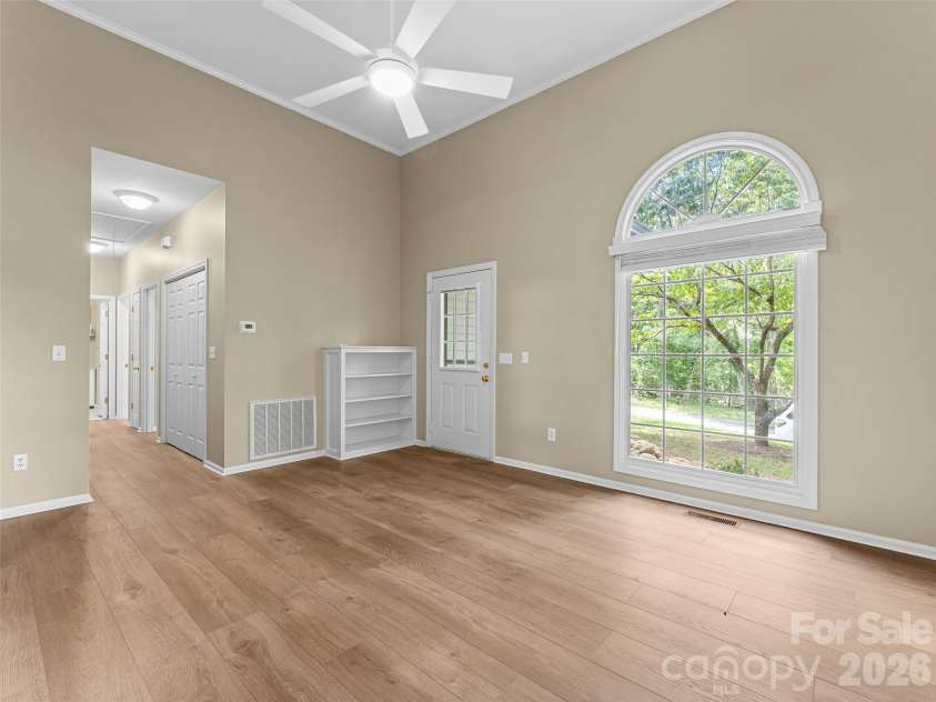 66 Hyde Avenue, Tryon, NC 28782.  MLS# CAR4403009, YatesRealty ID 41303. Light & Bright LR