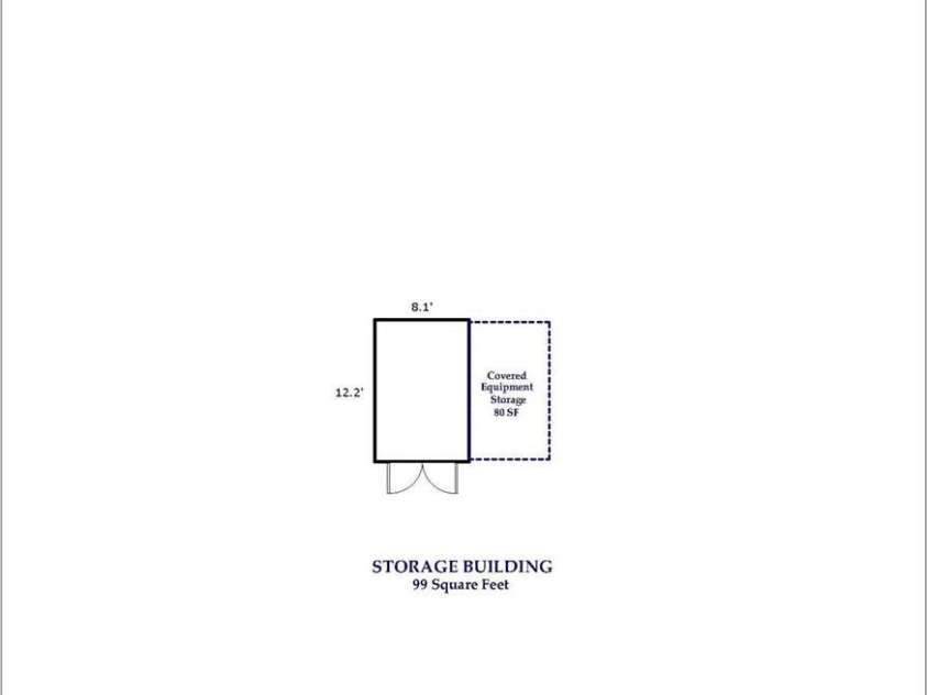 26 Moriah Lane, Asheville, NC 28803.  MLS# CAR4409521, YatesRealty ID 41314. Backyard outdoor shed floor plan.
