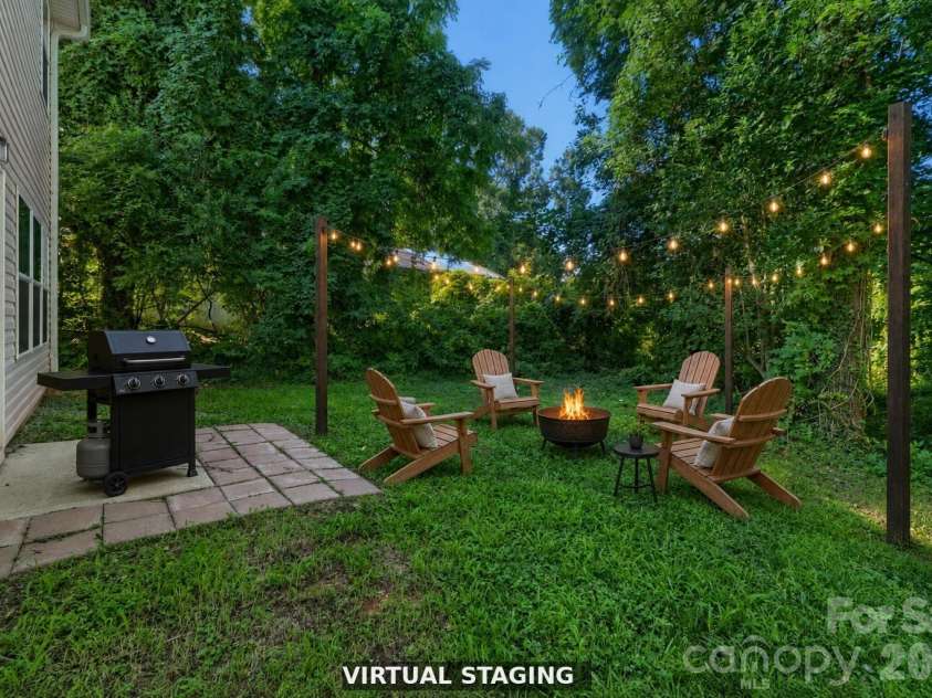 436 Mclelland Avenue, Mooresville, NC 28115.  MLS# CAR4410158, YatesRealty ID 41327. Virtual Staging Back Patio