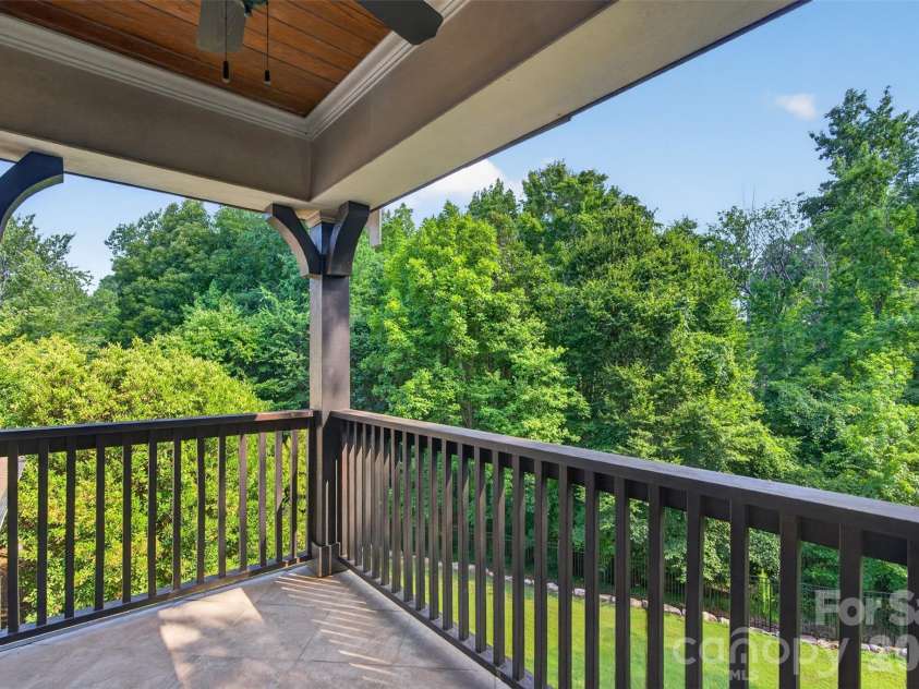 3003 Ocaso Court, Matthews, NC 28104.  MLS# CAR4401210, YatesRealty ID 41331. Primary Balcony