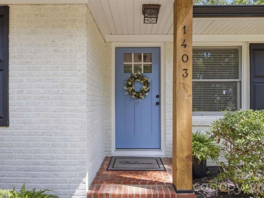 1403 Georgia Avenue, Monroe, NC 28112.  MLS# CAR4410762, YatesRealty ID 41332. Front of Home