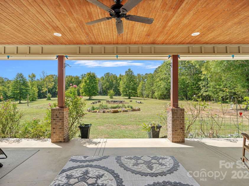 5510 Hoodtown Road, Sharon, SC 29742.  MLS# CAR4182938, YatesRealty ID 4135. Covered back patio