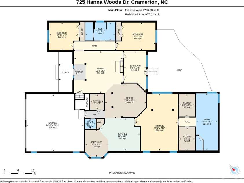 725 Hanna Woods Drive, Cramerton, NC 28032.  MLS# CAR4407997, YatesRealty ID 41355. 