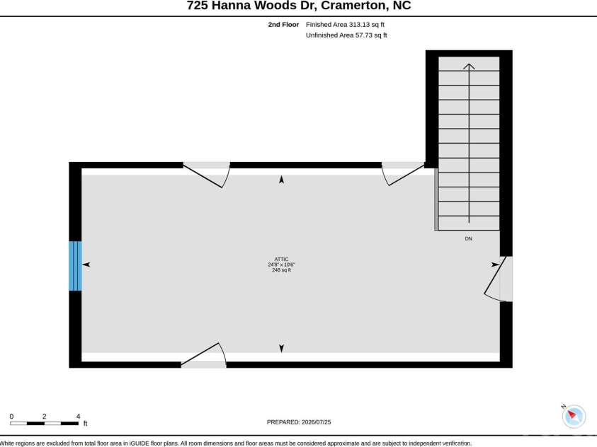 725 Hanna Woods Drive, Cramerton, NC 28032.  MLS# CAR4407997, YatesRealty ID 41355. 