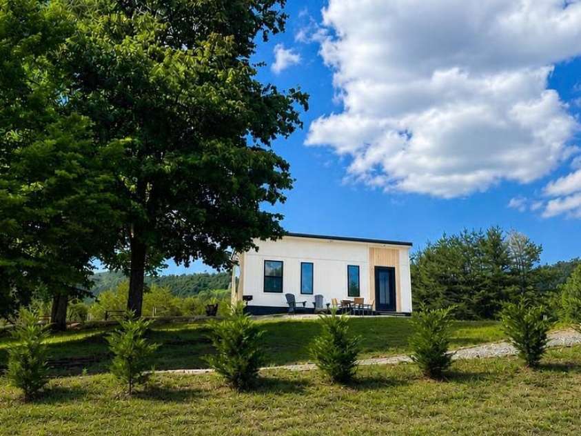 231 Fibber Magee Drive, Union Mills, NC 28167.  MLS# CAR4408945, YatesRealty ID 41363. Tiny House