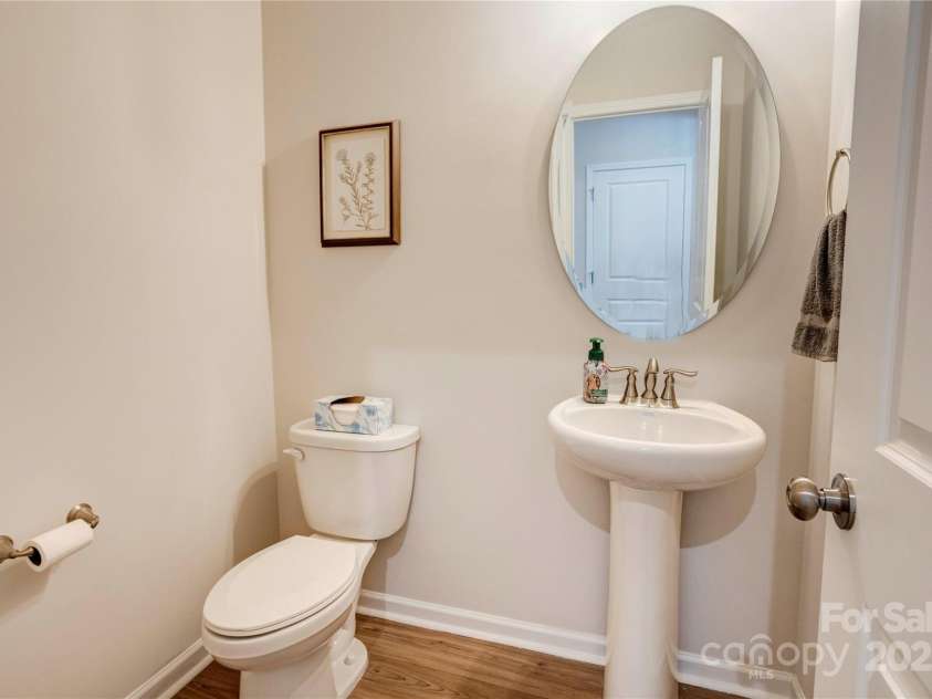 6391 Lopez Court, Kannapolis, NC 28081.  MLS# CAR4239053, YatesRealty ID 4137. Powder room for guests on the main level.