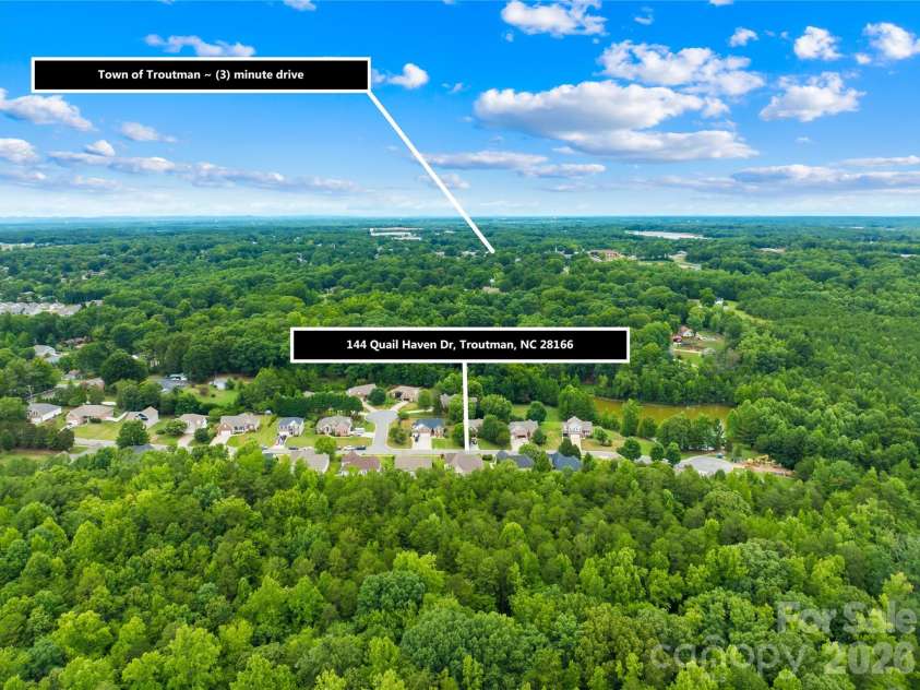 144 Quail Haven Drive, Troutman, NC 28166.  MLS# CAR4401635, YatesRealty ID 41381. 