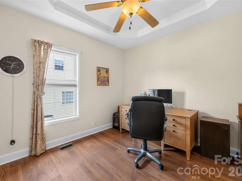 144 Quail Haven Drive, Troutman, NC 28166.  MLS# CAR4401635, YatesRealty ID 41381. Bedroom 2 used as office