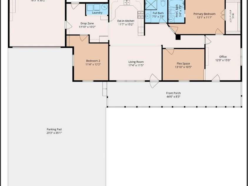 1124 Threatt Street, Lancaster, SC 29720.  MLS# CAR4407802, YatesRealty ID 41389. Floorplan