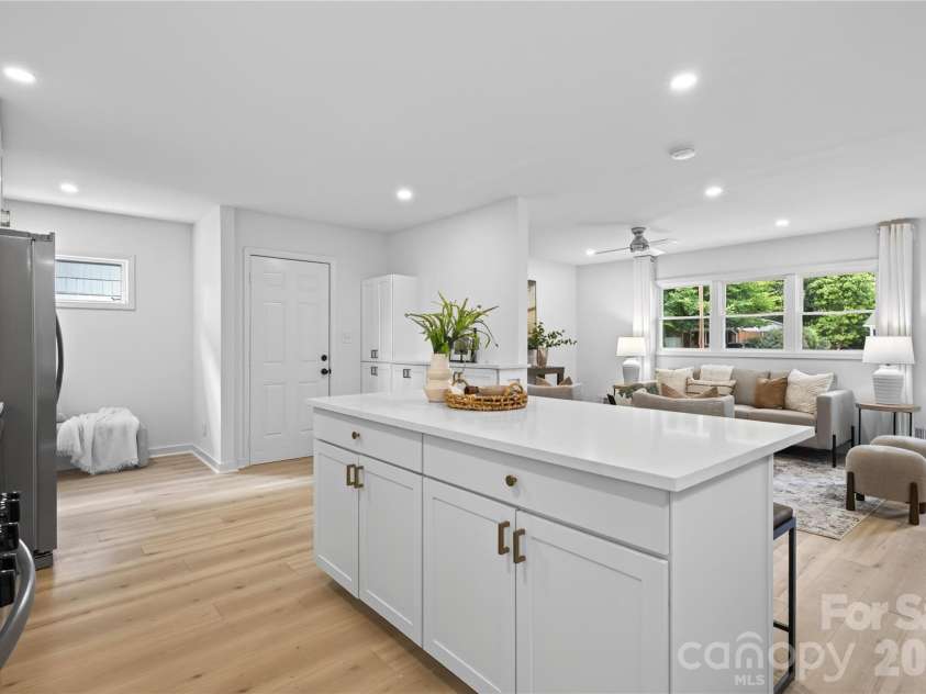 3826 Sudbury Road, Charlotte, NC 28205.  MLS# CAR4410266, YatesRealty ID 41393. View from dining space