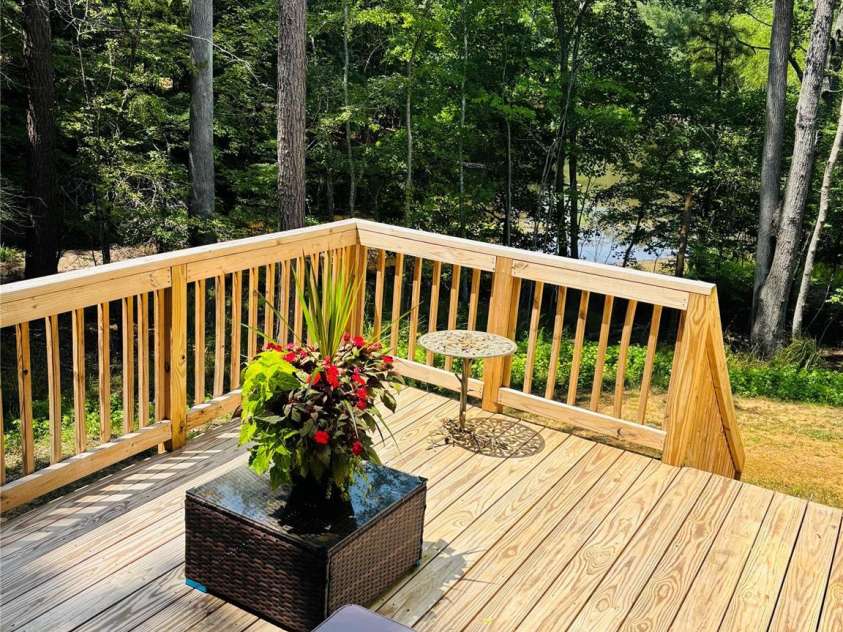 231 Wagon Road, Mount Gilead, NC 27306.  MLS# CAR4407451, YatesRealty ID 41395. Back Porch