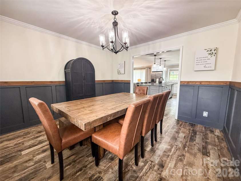 402 Wilton Avenue, West Jefferson, NC 28694.  MLS# CAR4411426, YatesRealty ID 41401. Dining room