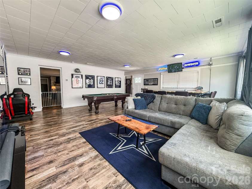 402 Wilton Avenue, West Jefferson, NC 28694.  MLS# CAR4411426, YatesRealty ID 41401. Game room