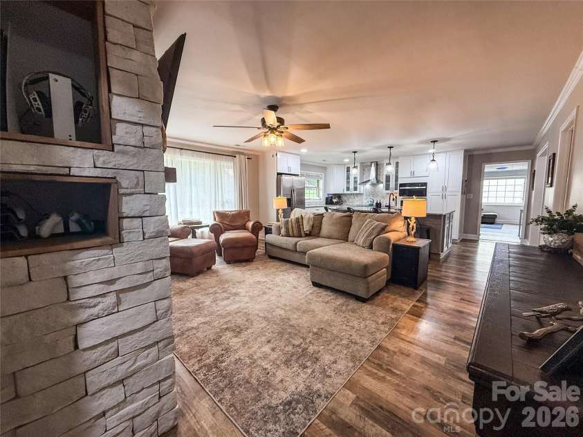 402 Wilton Avenue, West Jefferson, NC 28694.  MLS# CAR4411426, YatesRealty ID 41401. Living room