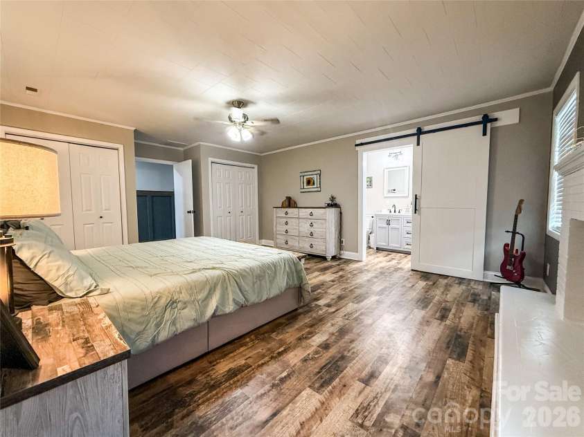 402 Wilton Avenue, West Jefferson, NC 28694.  MLS# CAR4411426, YatesRealty ID 41401. Master bedroom