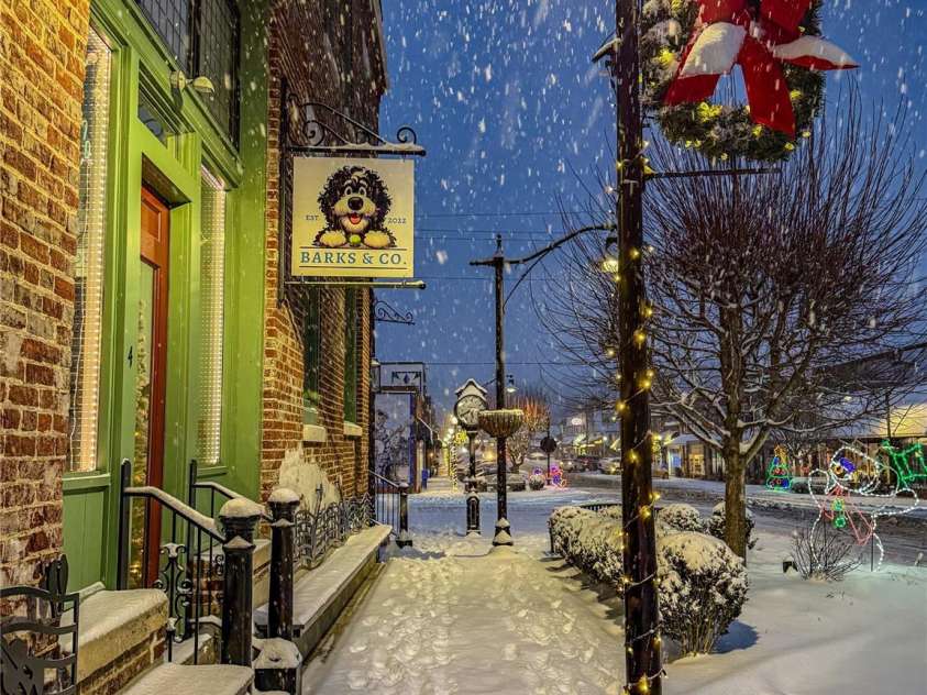 402 Wilton Avenue, West Jefferson, NC 28694.  MLS# CAR4411426, YatesRealty ID 41401. Snowy Downtown West Jefferson