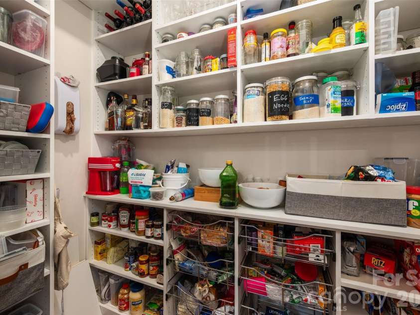 8133 Whitegrove Road, Charlotte, NC 28227.  MLS# CAR4403461, YatesRealty ID 41409. Custom pantry design
