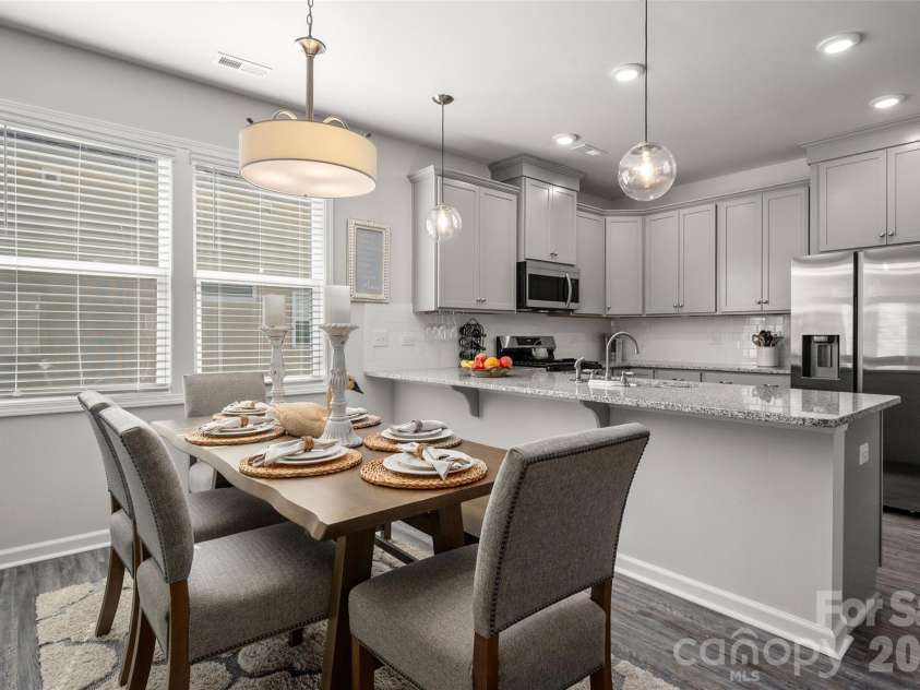 7200 Indigo Way, Denver, NC 28037.  MLS# CAR4409789, YatesRealty ID 41410. Dining Room and Kitchen