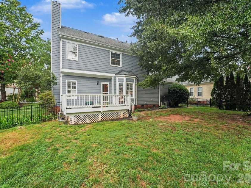 21315 Harken Drive, Cornelius, NC 28031.  MLS# CAR4409603, YatesRealty ID 41413. Backyard
