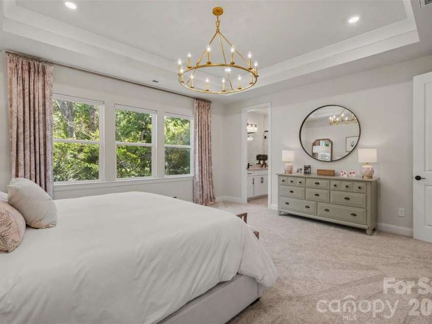 4128 Merkland Lane, Charlotte, NC 28226.  MLS# CAR4409085, YatesRealty ID 41414. Primary bedroom