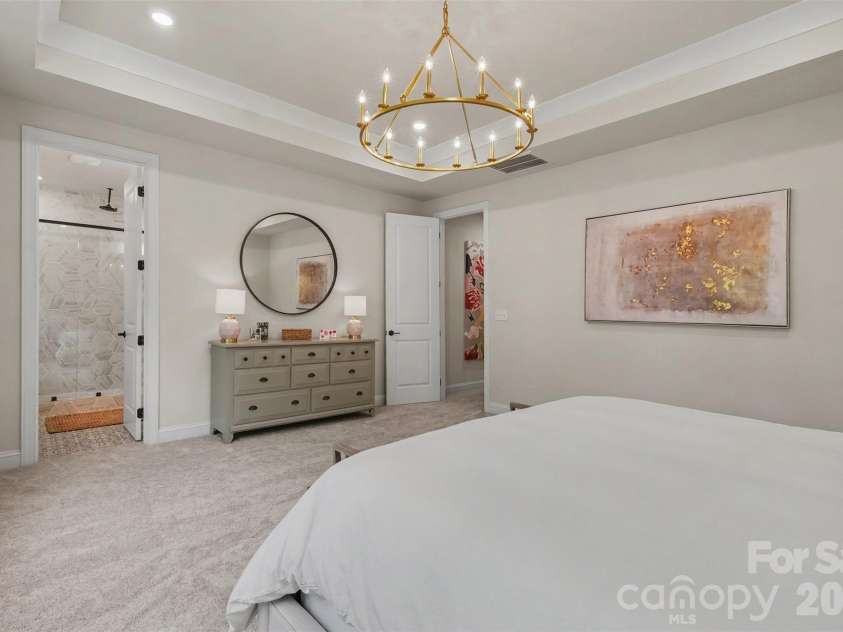 4128 Merkland Lane, Charlotte, NC 28226.  MLS# CAR4409085, YatesRealty ID 41414. Primary bedroom