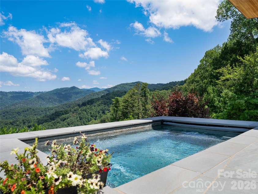 25 Bartrams Walk Drive, Asheville, NC 28804.  MLS# CAR4402146, YatesRealty ID 41418. Gorgeous long range views from almost every room in the home.