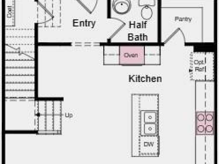 8699 Miles Gap Road, Indian Land, SC 29707.  MLS# CAR4411805, YatesRealty ID 41478. Main Level Floor Plan - Additional Highlights Include: tile backsplash a kitchen, extended laminate flooring at first floor, 220 volt/ 50-amp outlet in garage, 36
