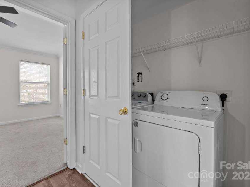 471 Doughton Lane, Charlotte, NC 28217.  MLS# CAR4225949, YatesRealty ID 4149. Laundry Closet 2nd Floor