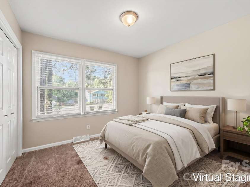 6915 Idlewild Road, Charlotte, NC 28212.  MLS# CAR4411027, YatesRealty ID 41490. Virtually staged