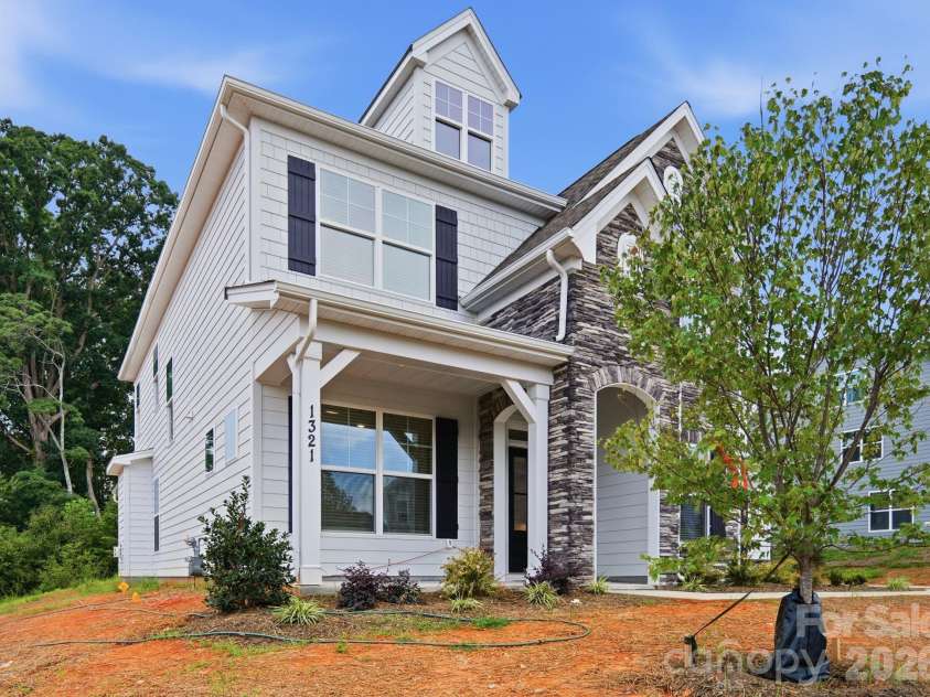 1321 Knob Creek Drive, Gastonia, NC 28054.  MLS# CAR4362549, YatesRealty ID 41534. Homesite 412 features a Colfax E floorplan- grass to be installed