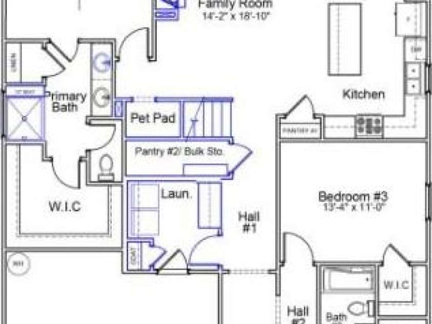 4012 Juno Drive, Charlotte, NC 28215.  MLS# CAR4407989, YatesRealty ID 41546. First Floor Floorplan