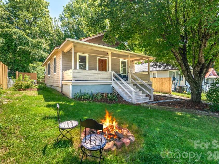 5 Company Street, Asheville, NC 28804.  MLS# CAR4408108, YatesRealty ID 41550. Firepit