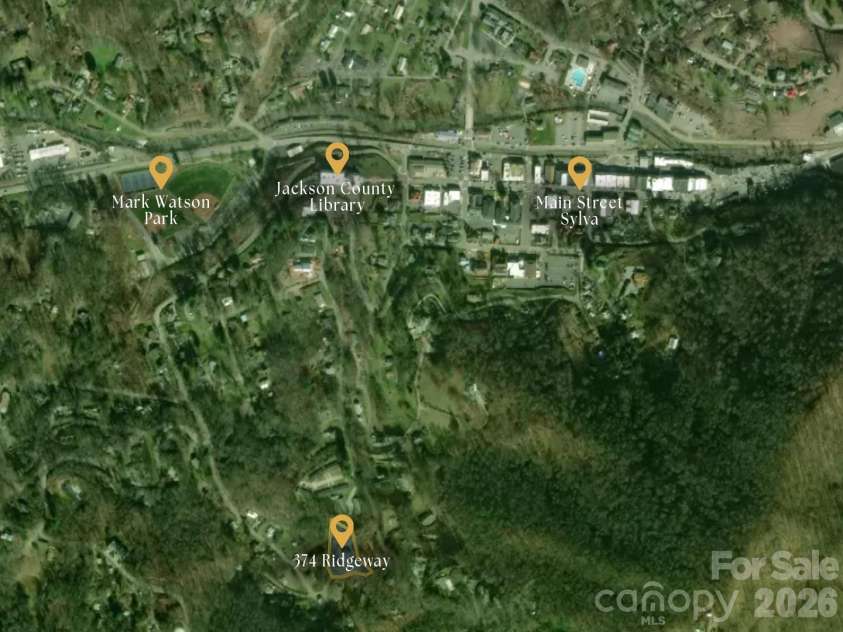 374 Ridgeway Street, Sylva, NC 28779.  MLS# CAR4408873, YatesRealty ID 41553. 
