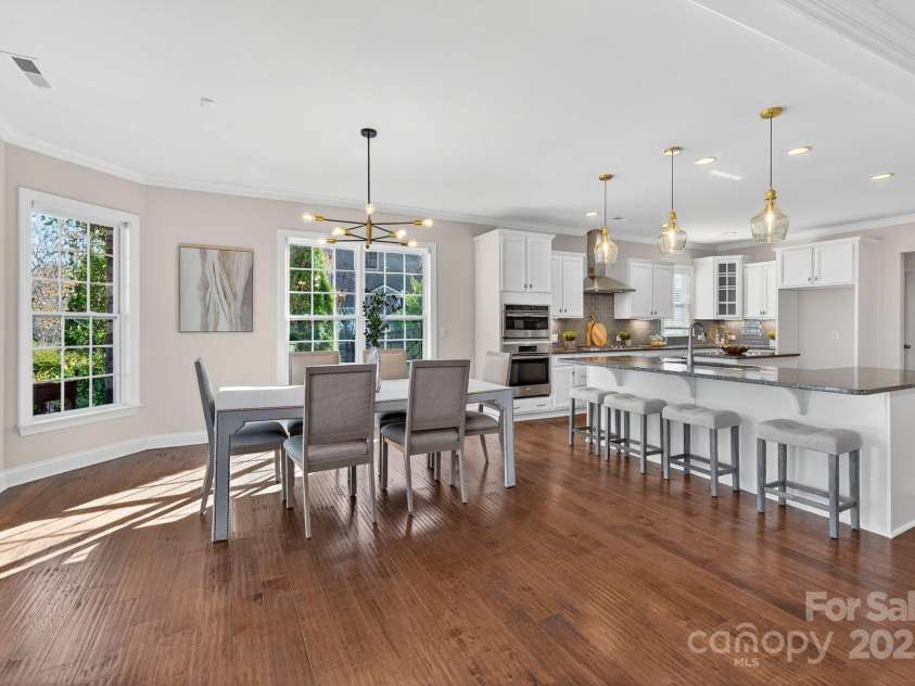 2762 Red Maple Lane, Harrisburg, NC 28075.  MLS# CAR4324491, YatesRealty ID 4156. Breakfast Area and Kitchen