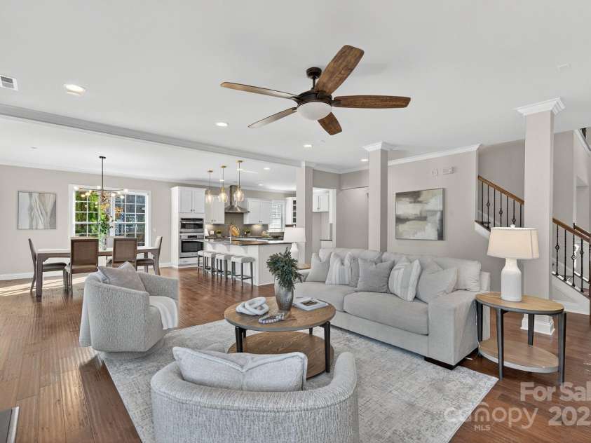 2762 Red Maple Lane, Harrisburg, NC 28075.  MLS# CAR4324491, YatesRealty ID 4156. Great Room 