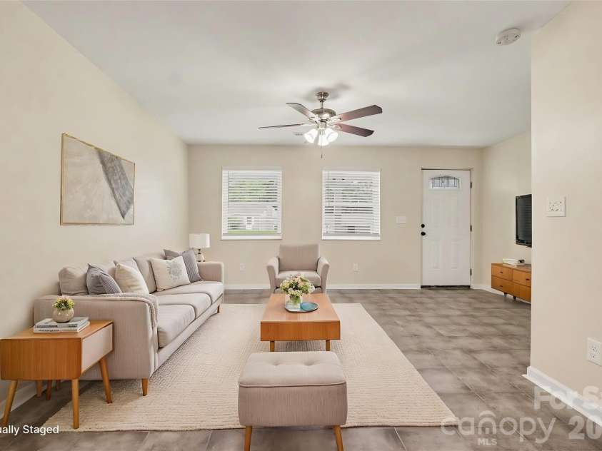 1352 Steed Street, Rock Hill, SC 29732.  MLS# CAR4411220, YatesRealty ID 41581. Living Room *virtually staged*