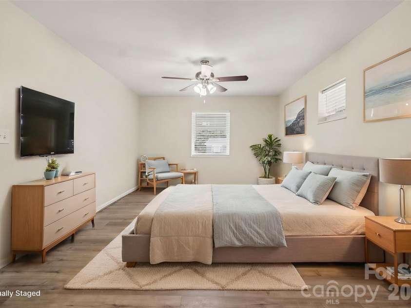 1352 Steed Street, Rock Hill, SC 29732.  MLS# CAR4411220, YatesRealty ID 41581. Primary Bedroom *virtually staged*
