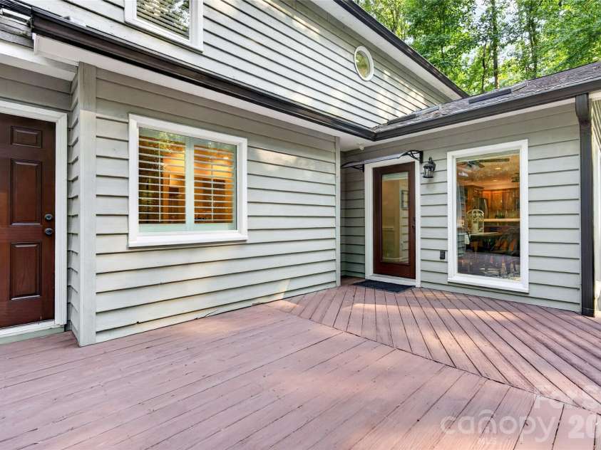 1345 Gaston Day School Road, Gastonia, NC 28056.  MLS# CAR4410332, YatesRealty ID 41583. Back deck can be accessed from Owners Suite also