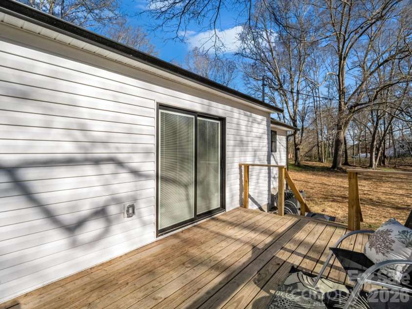 1325 NC Hwy 150 Highway, Lincolnton, NC 28092.  MLS# CAR4410681, YatesRealty ID 41585. Back deck