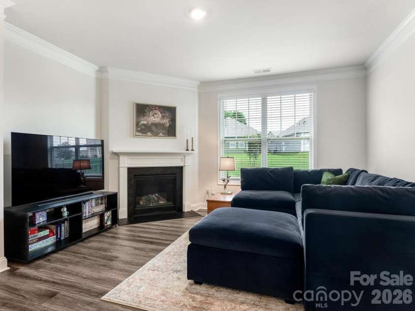 4197 Millstream Road, Denver, NC 28037.  MLS# CAR4408202, YatesRealty ID 41586. Gather and entertain in this versatile secondary living area with fireplace. Open layout allows you to participate in family activities while enjoying cozy evenings.