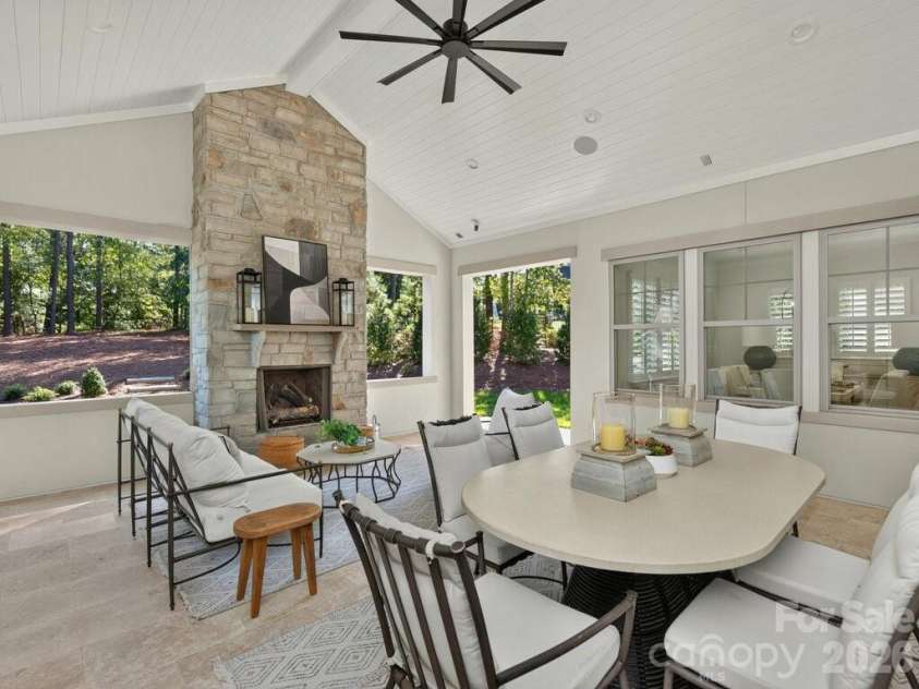 3098 Sherman Drive, Lancaster, SC 29720.  MLS# CAR4404508, YatesRealty ID 41590. Outdoor Fireplace