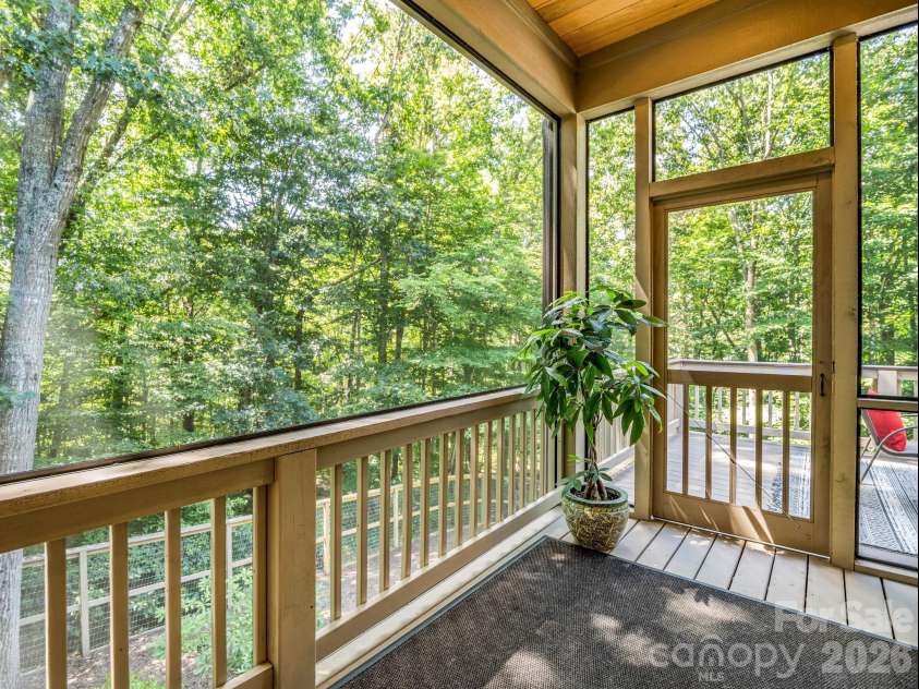 122 Cisco Road, Asheville, NC 28805.  MLS# CAR4400594, YatesRealty ID 41609. Screen porch on main level
