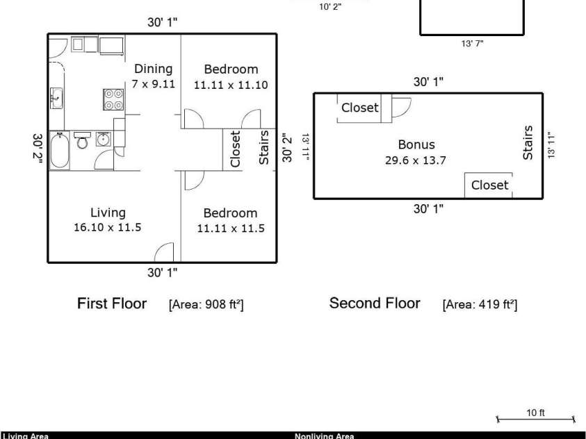 419 Jackson Street, Albemarle, NC 28001.  MLS# CAR4408886, YatesRealty ID 41626. Floorplan