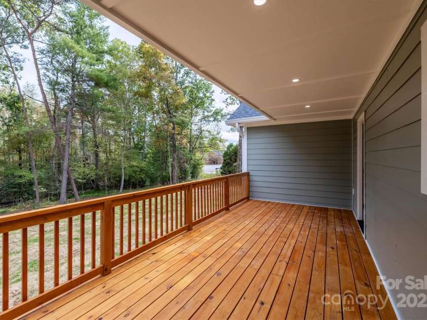 1008 Faith Court, Morganton, NC 28655.  MLS# CAR4311787, YatesRealty ID 41627. Back Deck