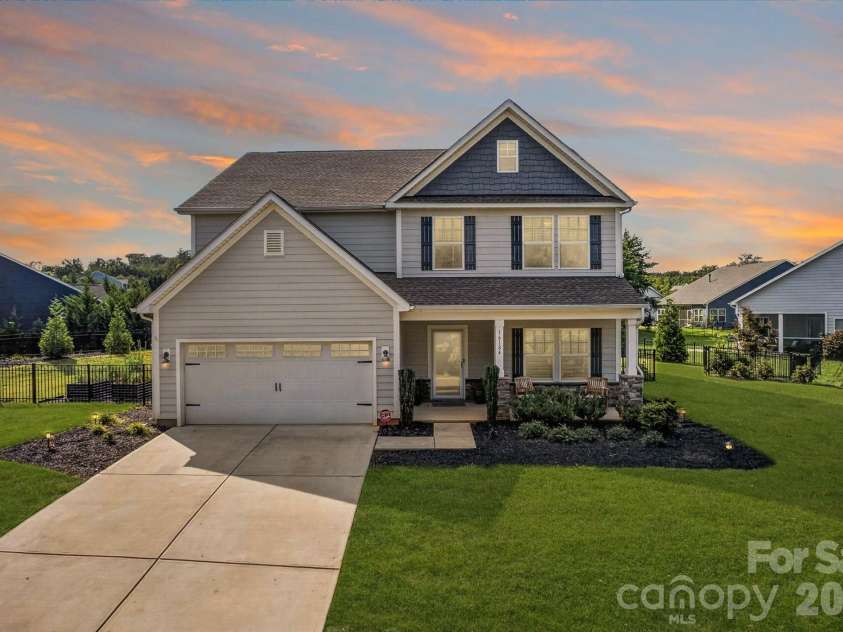 16184 Commodore Drive, Lancaster, SC 29720.  MLS# CAR4408562, YatesRealty ID 41628. Twilight Virtual Edit