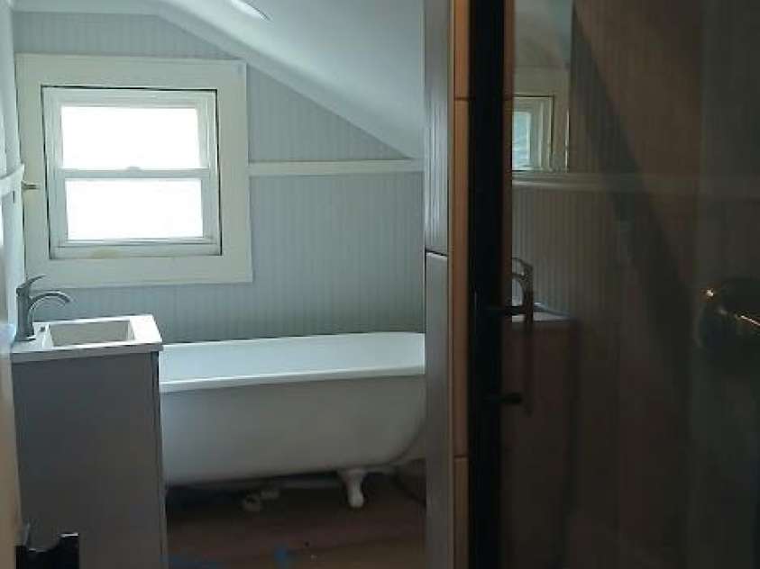 105 Inman Avenue, Bessemer City, NC 28016.  MLS# CAR4337137, YatesRealty ID 4163. Upstairs Bathroom Floor Tile is Installed