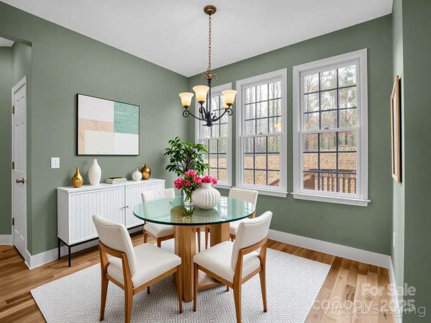 351 Rambling Creek, Tryon, NC 28782.  MLS# CAR4327105, YatesRealty ID 4163. Breakfast Area