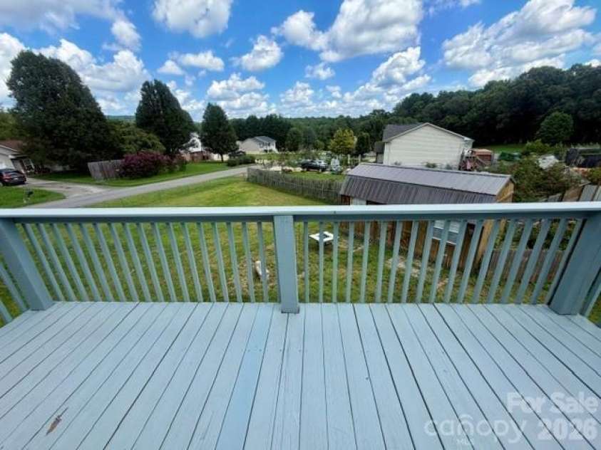 362 Mt Herman Road, Hudson, NC 28638.  MLS# CAR4410654, YatesRealty ID 41631. Back deck