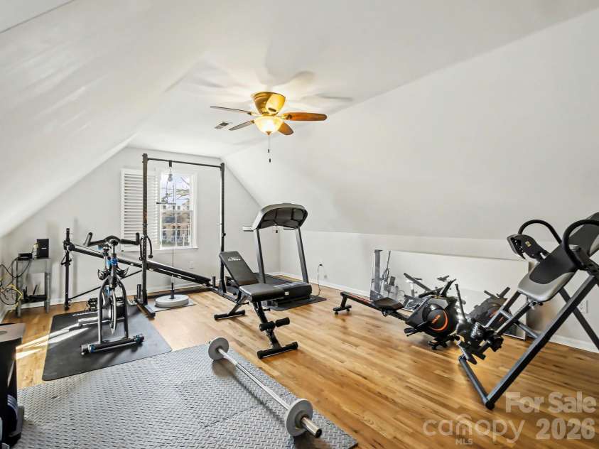 146 Major Fergusons Hill, Rutherfordton, NC 28139.  MLS# CAR4403132, YatesRealty ID 4164. Upstairs Workout/Flex Space
